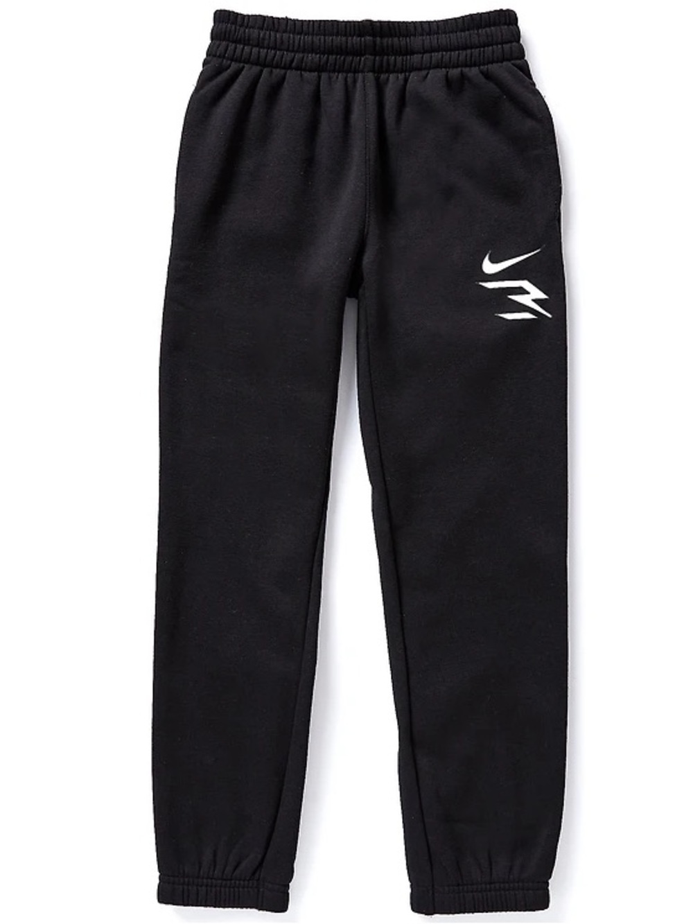 Gymshark XL Youth Teen Black Jogger Sweatpants with White Logo